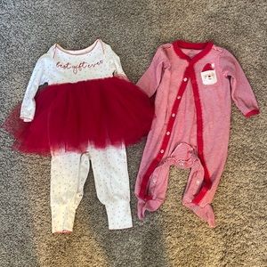 3-6 month baby girls Christmas Bundle